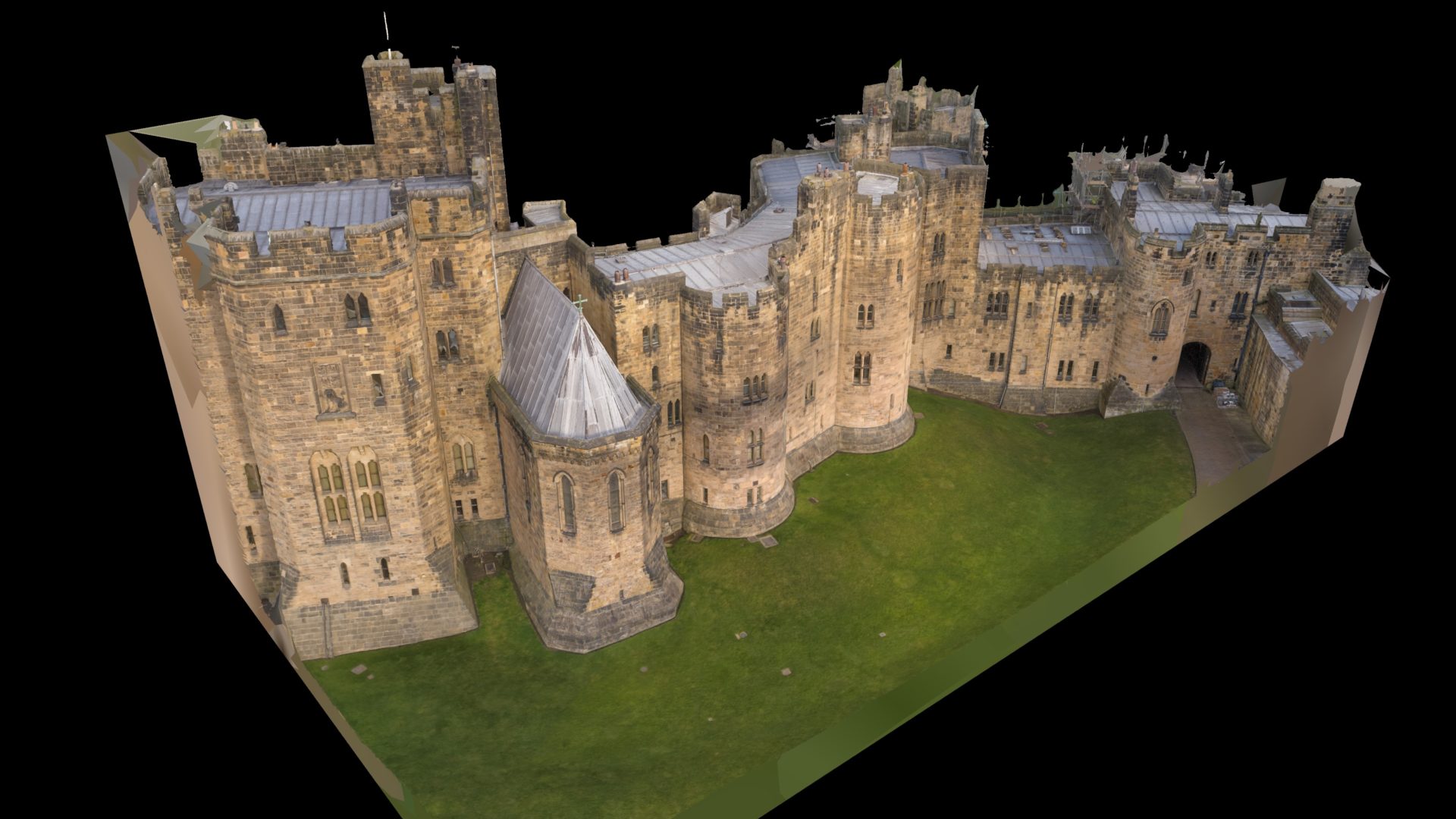 Alnwick Castle Model