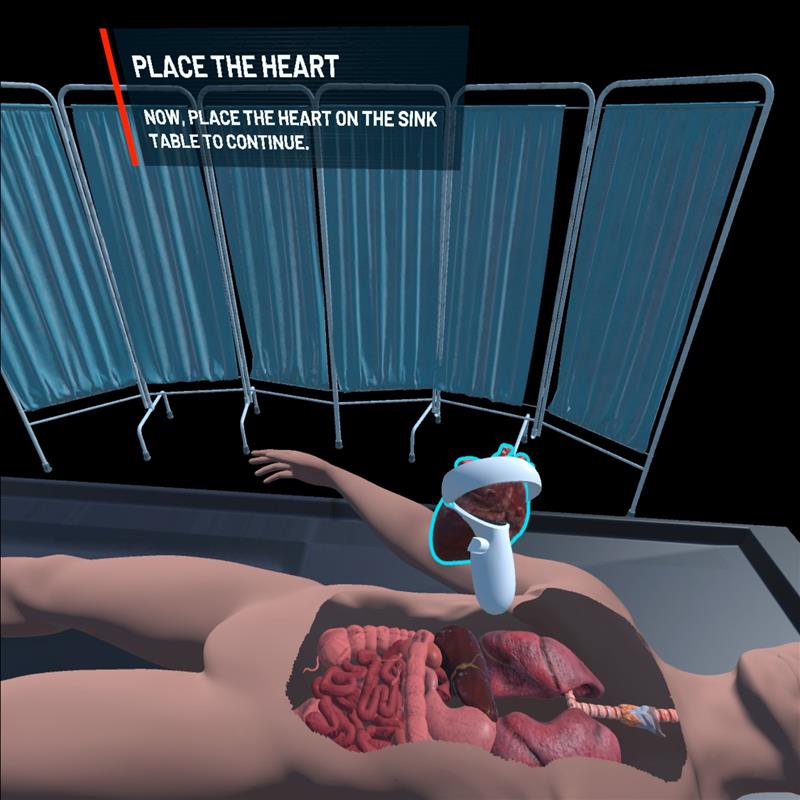 medical procedure in VR
