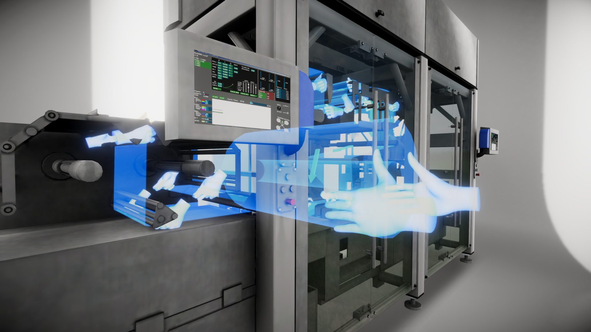 VR training in food and beverage manufacturing.
