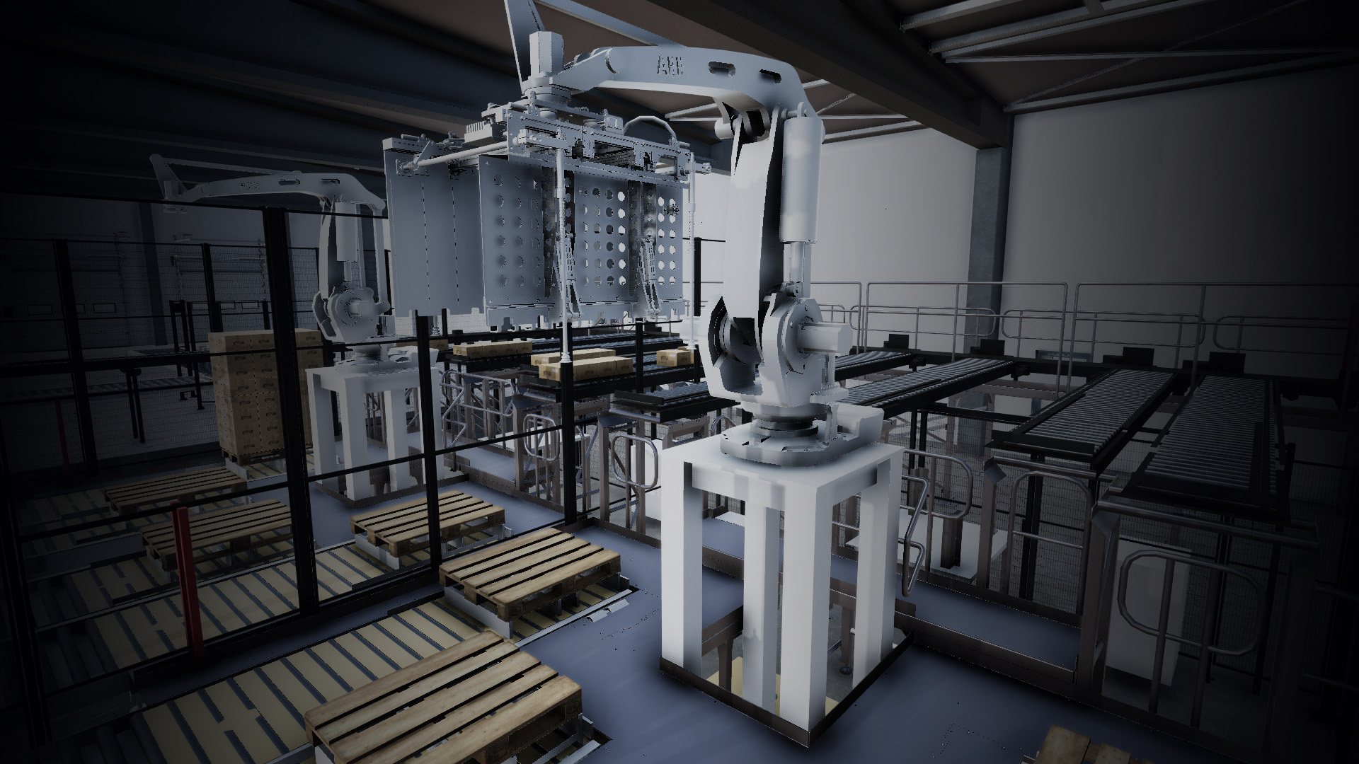 Factory robot.