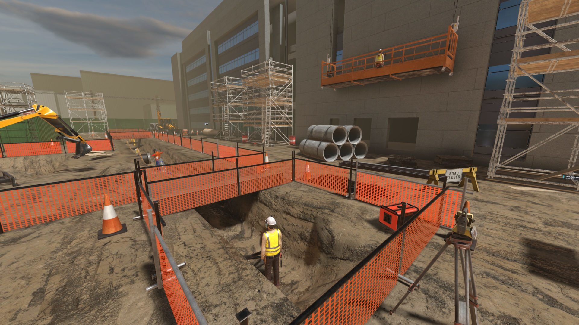 virtual reality construction environment
