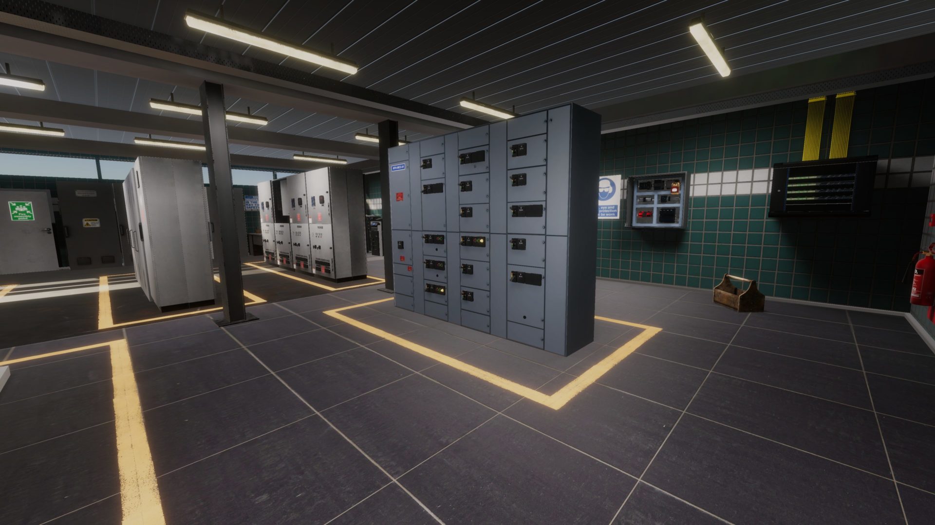 virtual reality substation environment
